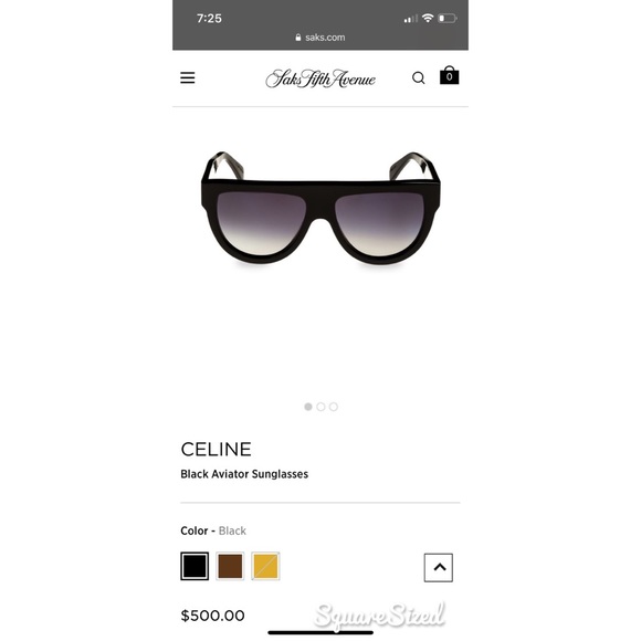 Authentic Celine Aviator Sunglasses - Picture 1 of 6